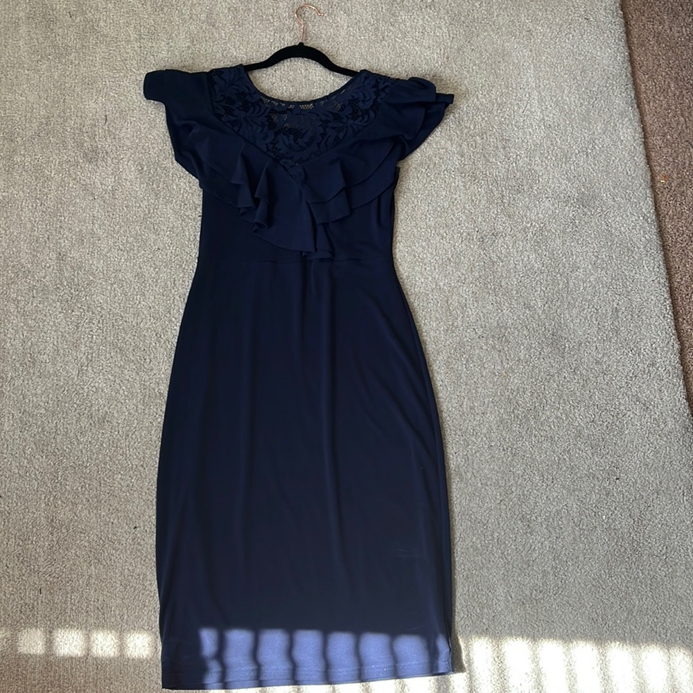 Navy blue dress
